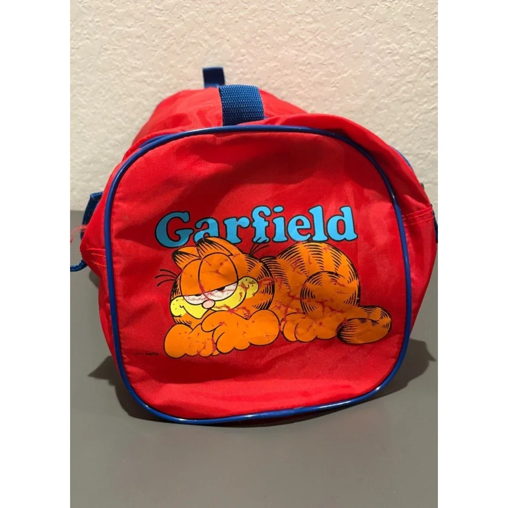Vintage 1978 Garfield Sleeping Bag and Overnight‎ Bag Set